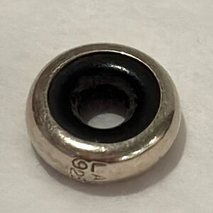 TROLLBEADS sterling silver spacer bead stopper bead marked 925s LAA Lise Aagaard